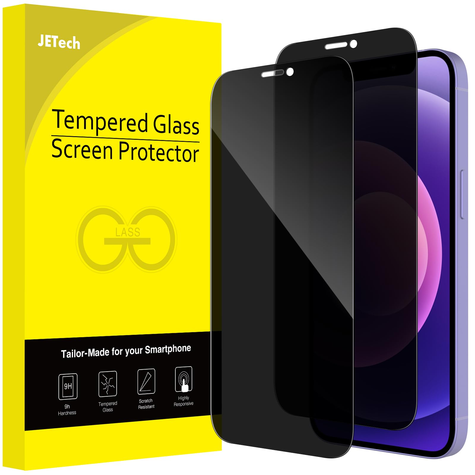 Amazon | JETech iPhone 12 mini (5.4インチ専用) プライバシー